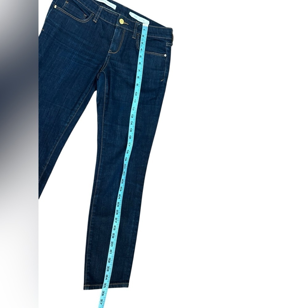 Pilcro And The Letterpress Anthropologie Dark Wash Stet Jeans Denim Womens Sz 28 - Picture 11 of 12